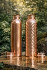 Twin Copper Water Bottles | Better Together Hydration Set