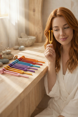 Juego de diapasones para chakras