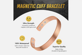 Minimalistic Copper Magnetic Therapy Bracelet